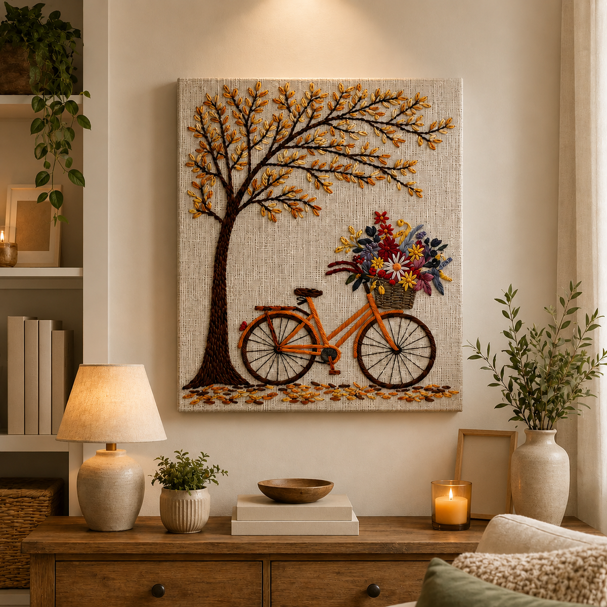 Autumn Bicycle Bloom 1