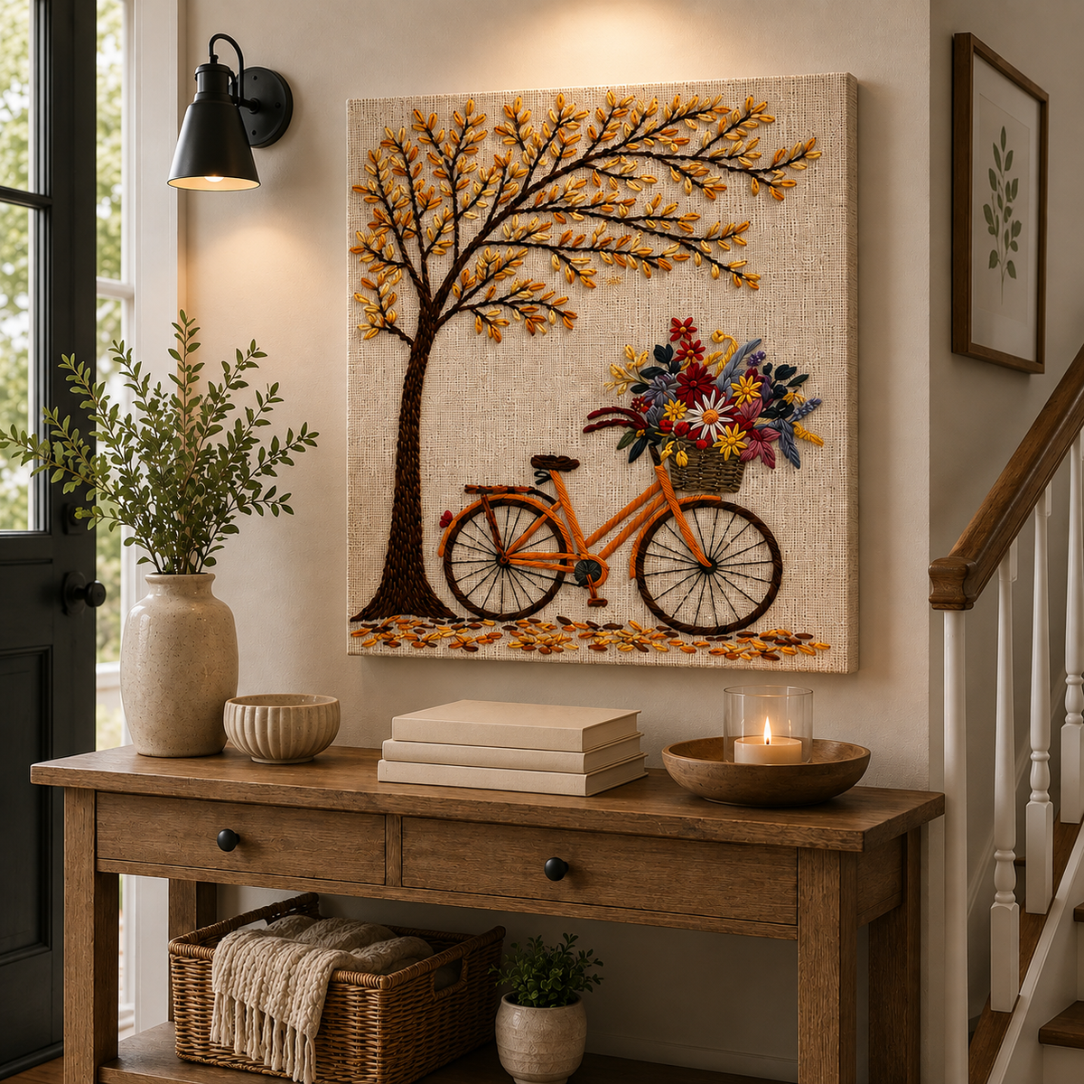Autumn Bicycle Bloom 3
