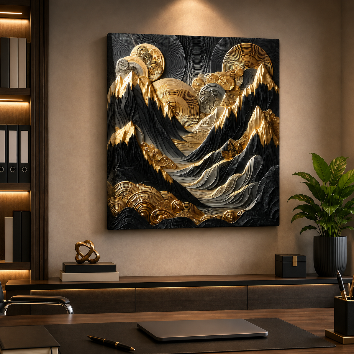 Celestial Golden Peaks 3