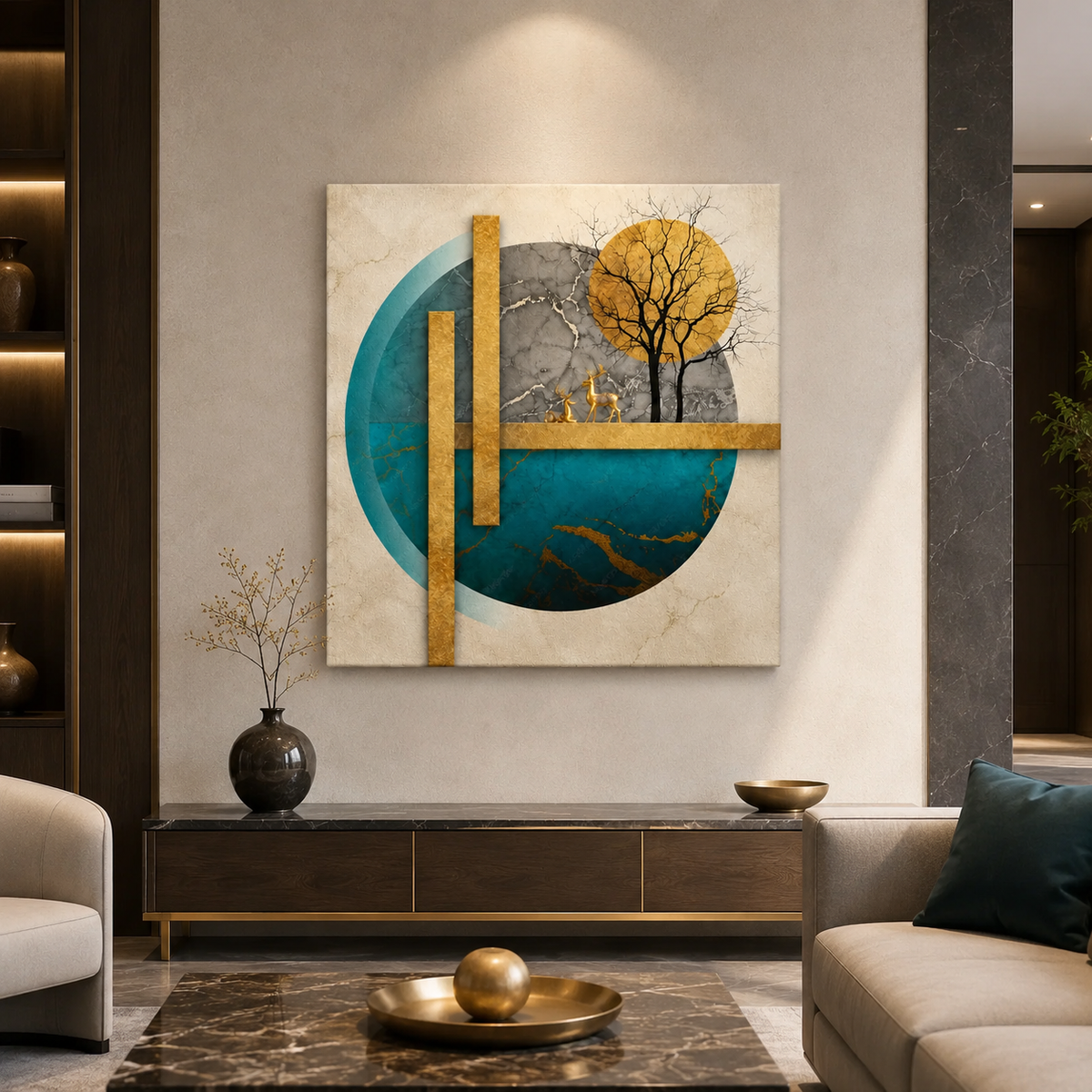 Golden Woodland Serenity 1