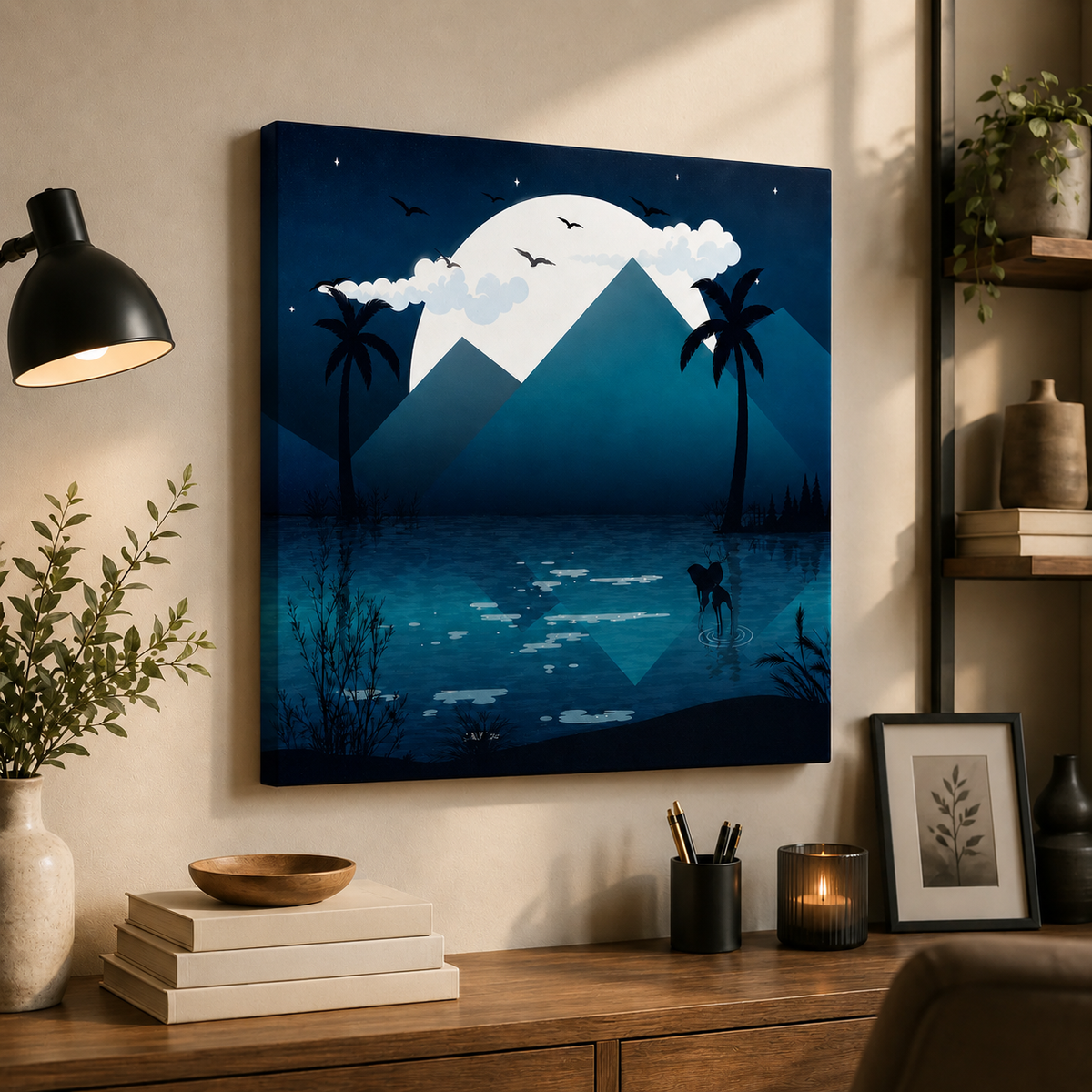 Moonlit Desert Serenity 2