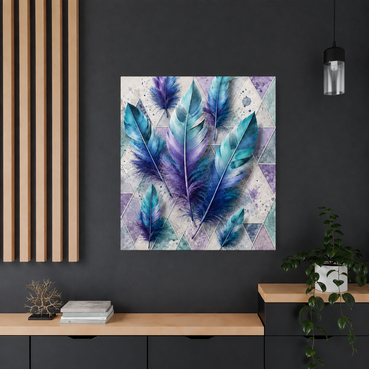 Tranquil Sky Feathers 1